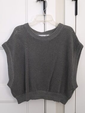 Altar'd State Open-Weave Crop Sweater